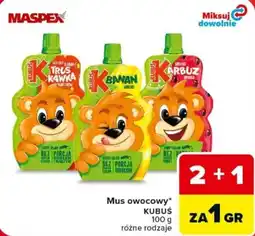 Carrefour Mus owocowy KUBUŚ oferta