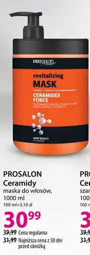 Hebe PROSALON Ceramidy maska do włosów oferta