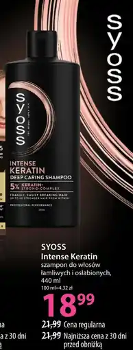Hebe SYOSS Intense Keratin szampon do włosów łamliwych i osłabionych oferta