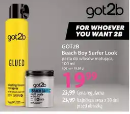 Hebe GOT2B Beach Boy Surfer Look pasta do włosów matująca oferta
