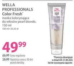 Hebe Wella Professionals Color Fresh maska koloryzująca do włosów pearl blonde oferta