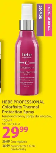 Hebe HEBE PROFESSIONAL Colorfixity Thermal Protection Spray oferta