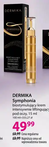 Hebe DERMIKA Symphonia biostymulujący krem intensywnie liftingujący pod oczy oferta