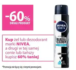Hebe Żel lub dezodorant NIVEA MEN Black & White Invisible oferta