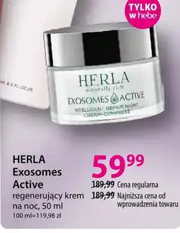 Hebe HERLA Exosomes Active regenerujący krem na noc oferta