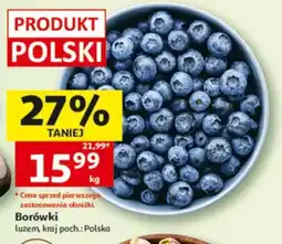 Auchan Borówki luzem oferta