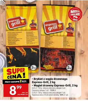 Twój Market Brykiet z węgla drzewnego Express-Grill oferta