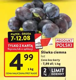 Intermarche Śliwka ciemna luz oferta