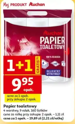 Auchan Papier toaletowy oferta