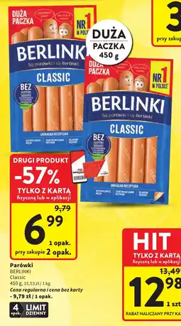 Intermarche Parówki BERLINKI Classic oferta