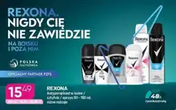 Koliber drogerie Rexona Antyperspirant w kulce / szyfie / sprayu oferta