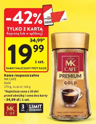 Kawa rozpuszczalna MK CAFÉ Premium Gold