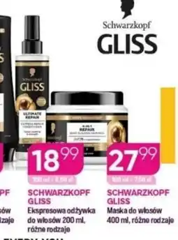 Koliber drogerie Schwarzkopf GLISS Ekspressowa odżywka do włosów oferta