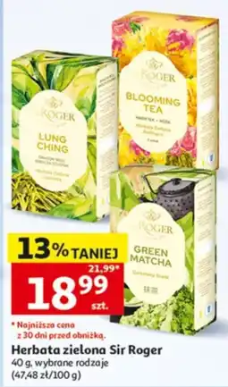 Auchan Herbata zielona Sir Roger oferta