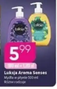 Koliber drogerie Luksja Aroma Senses Mydło w płynie oferta