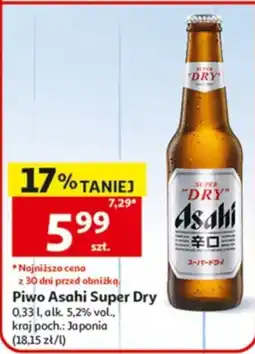 Auchan Piwo Asahi Super Dry oferta