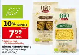 Auchan Bio makaron Granoro oferta