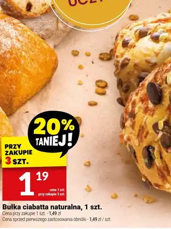 Twój Market Bułka ciabatta naturalna oferta