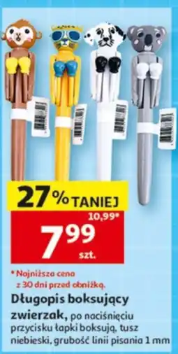 Auchan Długopis boksujący zwierak oferta