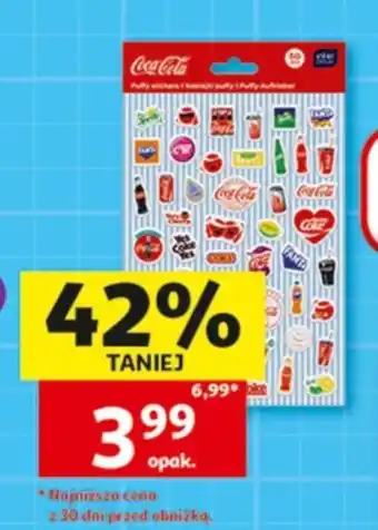 Puffy stickers Coca-Cola