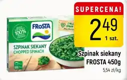 Delikatesy Piotruś Pan Szpinak siekany FROSTA oferta