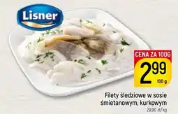 Delikatesy Piotruś Pan Lisner Filety śledziowe w sosie śmietanowym, kurkowym oferta