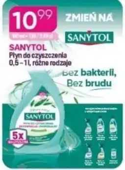 Koliber drogerie Plyn do czyszczenia SANYTOL oferta