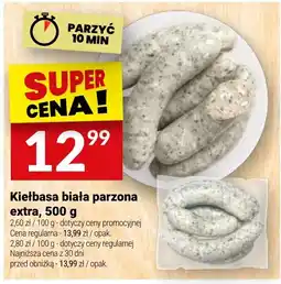 Twój Market Kiełbasa biała parzona extra oferta