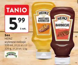 Intermarche Sos HEINZ wybrane rodzaje oferta