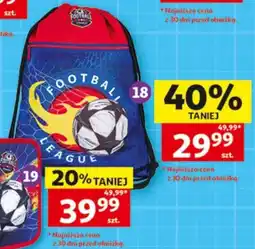 Auchan Torebka sportowa Football League oferta