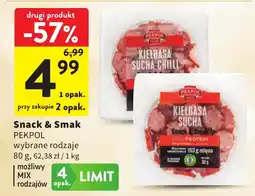 Intermarche Kielbasa Sucha Snack & Smak oferta