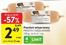 Intermarche Pasztet wieprzowy PROSTO Z WĘDLINIARNI oferta