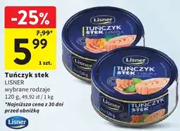 Intermarche Tuńczyk stek LISNER oferta