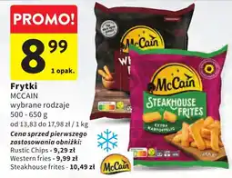 Intermarche Frytki MCCAIN wybrane rodzaje oferta