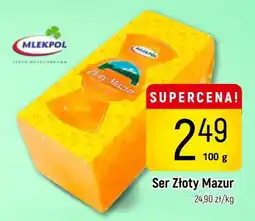 Delikatesy Piotruś Pan Ser Złoty Mazur oferta