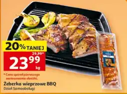 Auchan Żeberka wieprzowe BBQ oferta