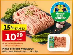 Auchan Mięso mielone wieprzowe oferta