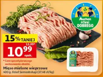 Auchan Mięso mielone wieprzowe oferta