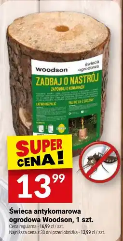 Twój Market Świeca antykomarowa ogrodowa Woodson oferta