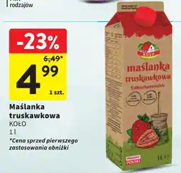 Intermarche Maślanka truskawkowa KOŁO oferta