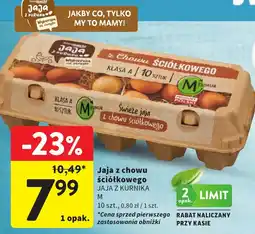 Intermarche Jaja z chowu ściółkowego JAJA Z KURNIKA M oferta