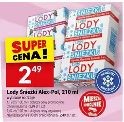 Twój Market Lody Śnieżki Alex-Pol oferta