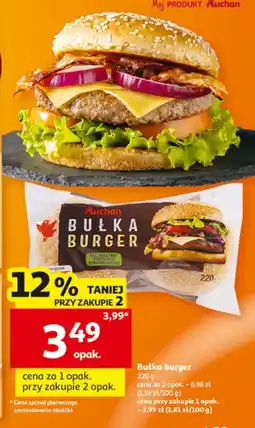 Auchan Bułka burger oferta