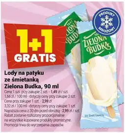 Twój Market Lody na patyku ze śmietanką Zielona Budka oferta