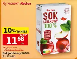 Auchan Sok Jabłkowy 100% oferta