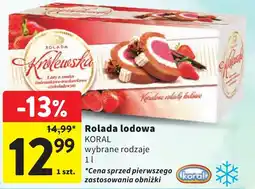 Intermarche Rolada lodowa KORAL oferta