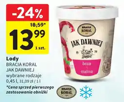 Intermarche Lody BRACIA KORAL JAK DAWNIEJ oferta
