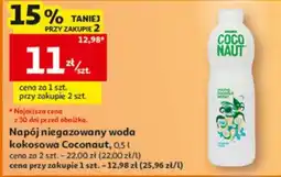 Auchan Napój niegazowany woda kokosowa Coconaut oferta