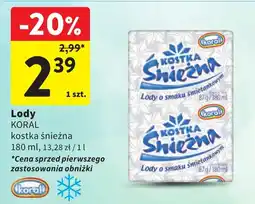 Intermarche Lody KORAL kostka śnieżna oferta