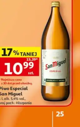 Auchan Piwo Especial San Miguel oferta